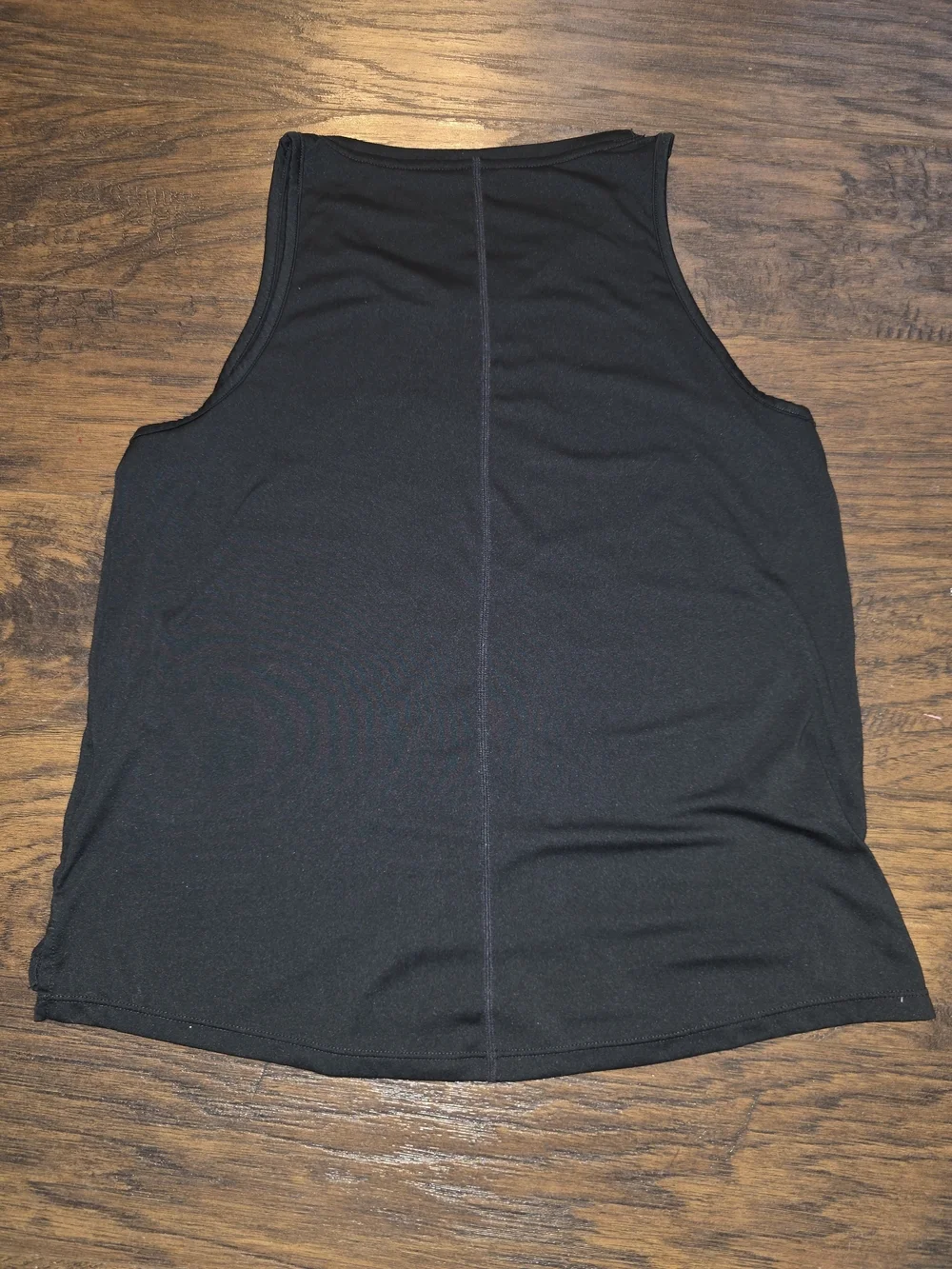 Nike Black Tank Top with White Swoosh - Kids